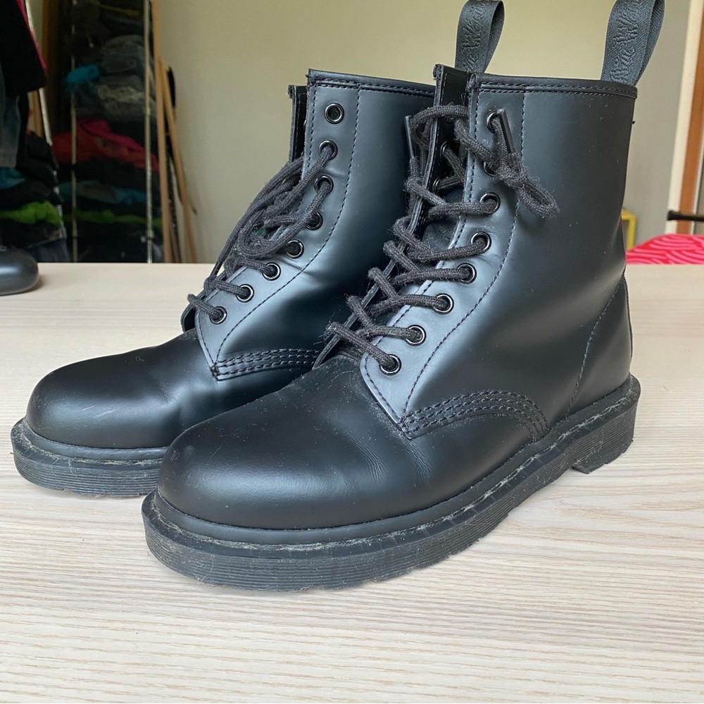 Dr. Martens 1460 Mono Black Leather Boots